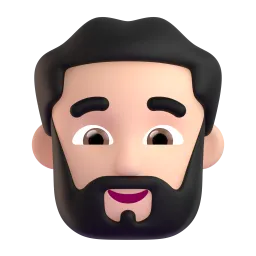 Emoji Lelaki: ton kulit cerah dan janggut pada Microsoft
