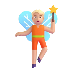 Fairy: Medium Skin Tone emoji on Microsoft