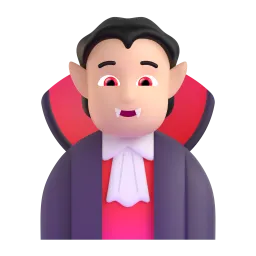 Vampire: Light Skin Tone emoji on Microsoft
