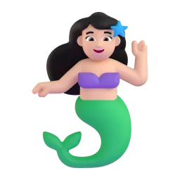 Emoji Ikan duyung: ton kulit cerah pada Microsoft