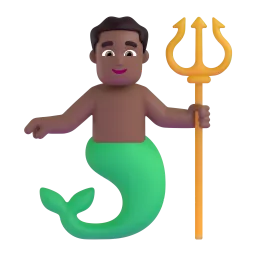 Wassermann: mitteldunkle Hautfarbe-Emoji auf Microsoft