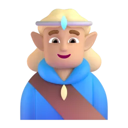 Man Elf: Medium Skin Tone emoji on Microsoft