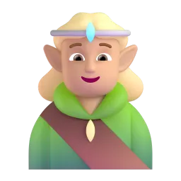 Elf(e): mittlere Hautfarbe-Emoji auf Microsoft