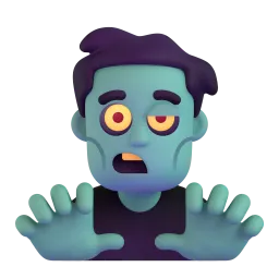 Emoji Zombie uomo su Microsoft