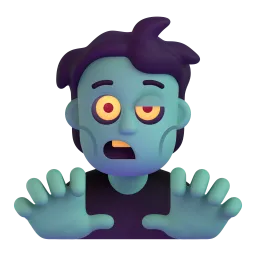 Emoji Zombie sur Microsoft