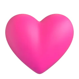 Pink Heart emoji on Microsoft