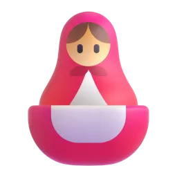 Microsoft üzerinde Matruşka emojisi