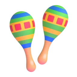Maracas emoji on Microsoft