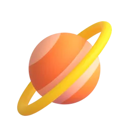 Emoji Pianeta con satellite su Microsoft