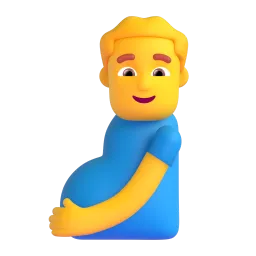 Pregnant Man emoji on Microsoft