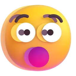 Emoji Rosto tremendo no Microsoft