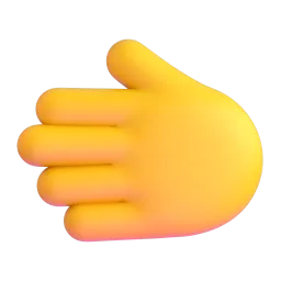 Emoji Mano rivolta a sinistra su Microsoft
