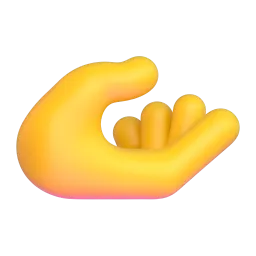 Emoji Tapak tangan ke atas pada Microsoft