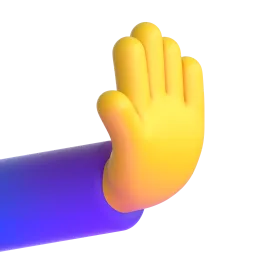 Nach rechts schiebende Hand-Emoji auf Microsoft