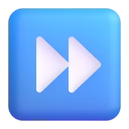אימוג'י לחצן הרצה קדימה ב-Microsoft