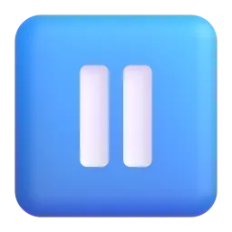 Pause Button emoji on Microsoft