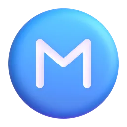 Emoji Huruf M dibulatkan pada Microsoft
