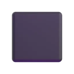 Black Medium Square emoji on Microsoft