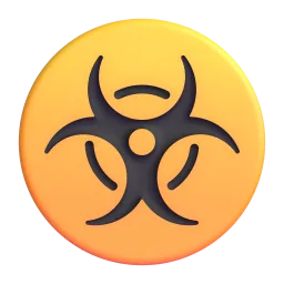 Biogefährdung-Emoji auf Microsoft