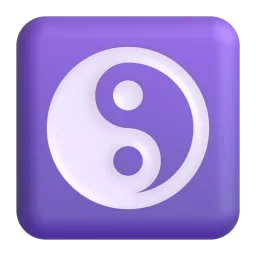 Yin Yang emoji on Microsoft