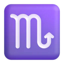 Эмодзи Знак зодиака Скорпион на Microsoft