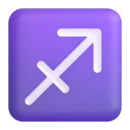 Sagittarius emoji on Microsoft