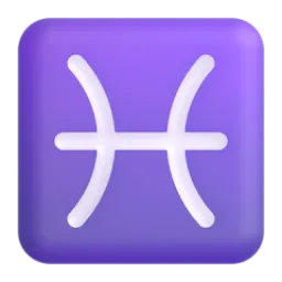 Microsoft üzerinde Balık burcu emojisi