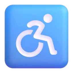 Emoji Kerusi roda pada Microsoft