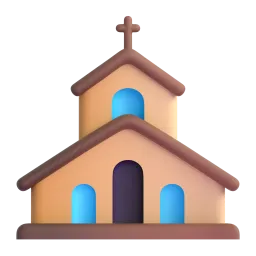 Microsoft üzerinde Kilise emojisi