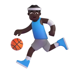 Emoji Lelaki melantun bola: ton kulit gelap pada Microsoft