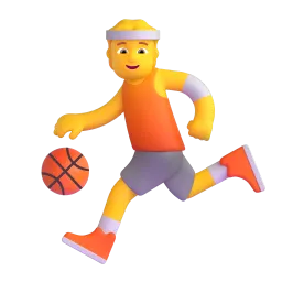 Person mit Ball-Emoji auf Microsoft