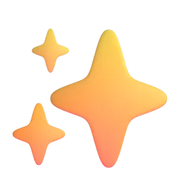 Microsoft での きらきら 絵文字