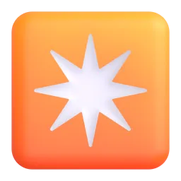 Eight-Pointed Star emoji on Microsoft