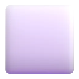 White Large Square emoji on Microsoft