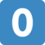 อีโมจิ ปุ่มกดเลข: 0 บน X / Twitter