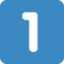 إيموجي مفتاح: 1 على X / Twitter