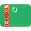 X / Twitter üzerinde Bayrak: Türkmenistan emojisi