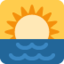 Zonsopgang-emoji op X / Twitter