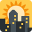 Sunset emoji on X / Twitter