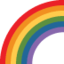 Emoji Arc-en-ciel sur X / Twitter