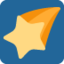 Sternschnuppe-Emoji auf X / Twitter