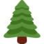 Nadelbaum-Emoji auf X / Twitter