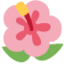 Emoji Hibisco no X / Twitter