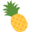 Ananas-emoji op X / Twitter