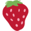 Strawberry emoji on X / Twitter