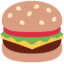 Emoji Hamburger pada X / Twitter