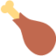 Poultry Leg emoji on X / Twitter