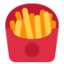 Pommes frites-Emoji auf X / Twitter