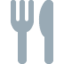 Fork and Knife emoji on X / Twitter