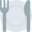 Fork and Knife with Plate emoji on X / Twitter